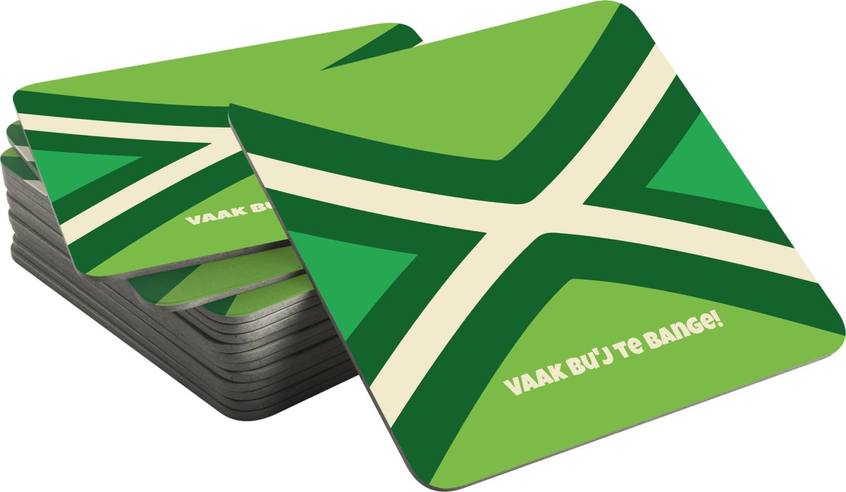 Bierviltjes Vlag Achterhoek | Achterhoekse Gezegden (Mix 20 stuks)